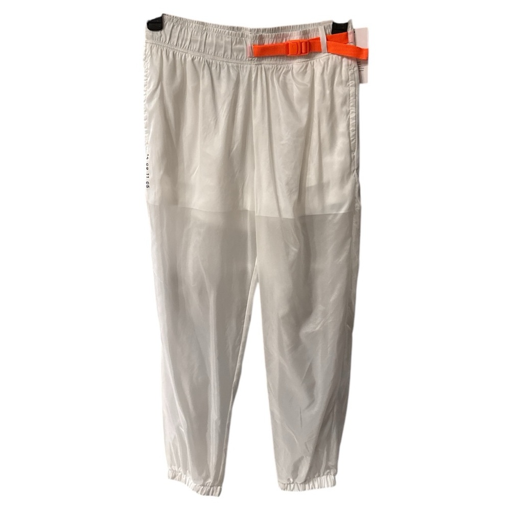 😎Women’s Nike Tech Pack white transparent active joggers pants Medium M NEW NWT - Picture 5 of 10